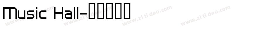 Music Hall字体转换